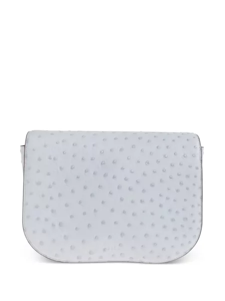 Δερμάτινη τσάντα Furla μπλε
