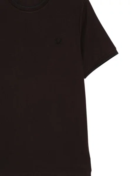 Tricou Fred Perry din crep maro