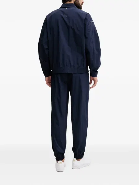Pantaloni Lacoste alergare albastru