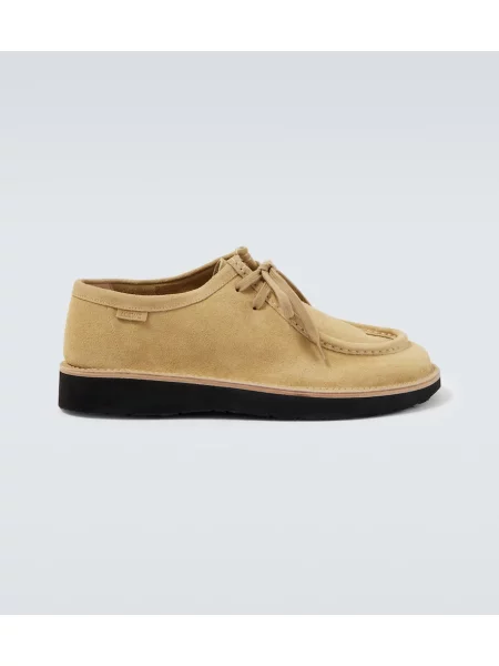 Botine Loewe din piele de căprioară bej