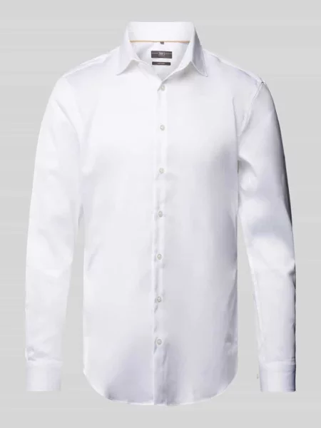 Koszula biznesowa o kroju super slim fit z kołnierzykiem typu kent Jake*s biała
