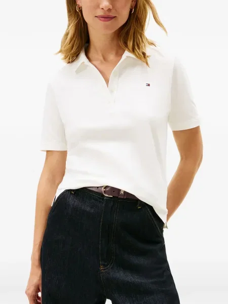 Polo Tommy Hilfiger alb