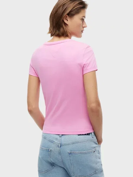 Футболка Tommy Jeans рожева