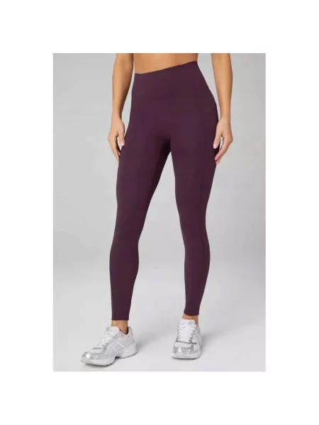 FABLETICS Legginsy Sportowe Wysoki Stan Oasis PureLuxe czerwone