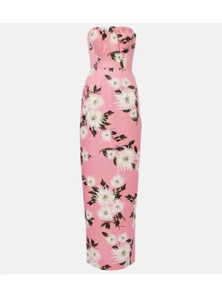 Rochie Emilia Wickstead cu model floral roz