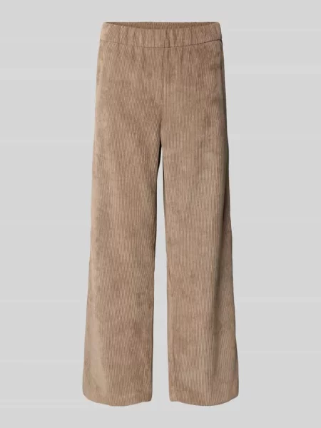 Kuloty o krótkim kroju ze sztruksu z elastycznym pasem Model „CHIARA” Mac