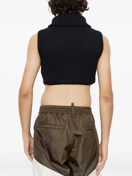 Decupat vestă Dsquared2 negru