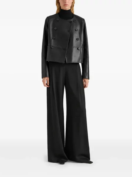 Двуредно кожено яке Proenza Schouler White Label бяло