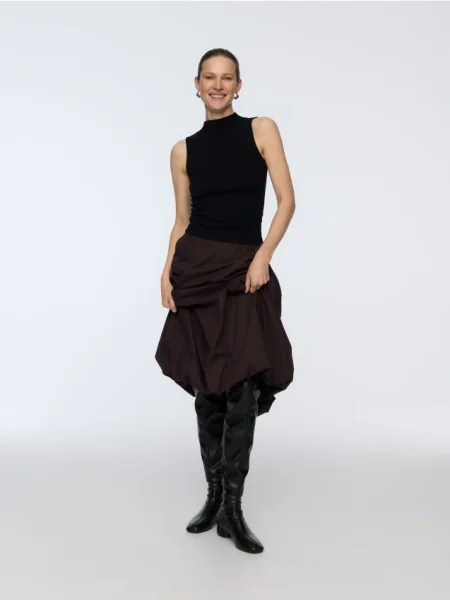 Сапоги Reserved до колена черные