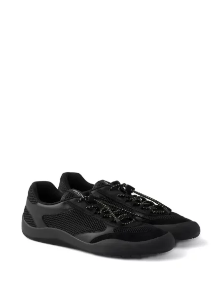 Sneakerși Prada plasă negru