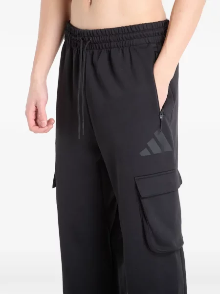 Kalhoty Adidas s potiskem šedé