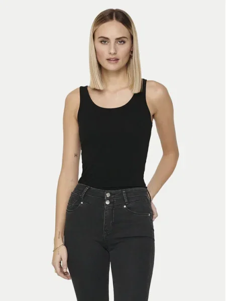 ONLY Top Live Slim Fit negru