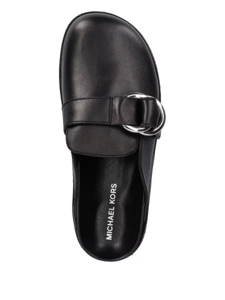 Portofel Michael Michael Kors cu volane plisat de lână negru