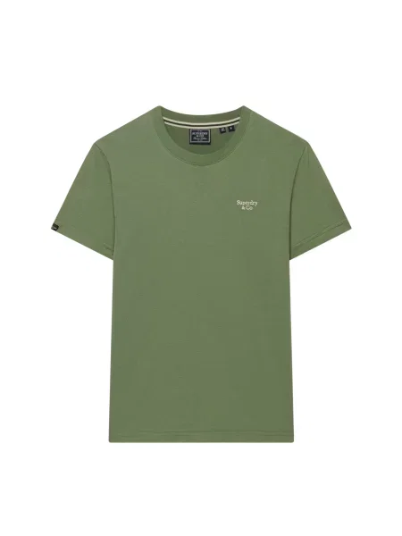 Superdry & Co Tricou Essential Serif' verde