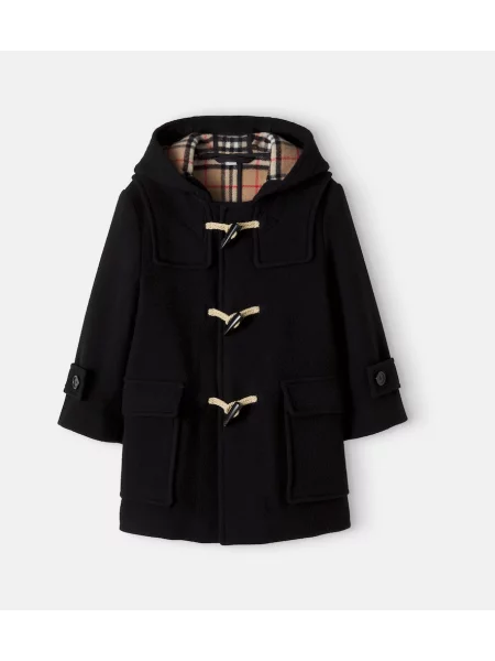 Gyerek kabát Burberry fekete