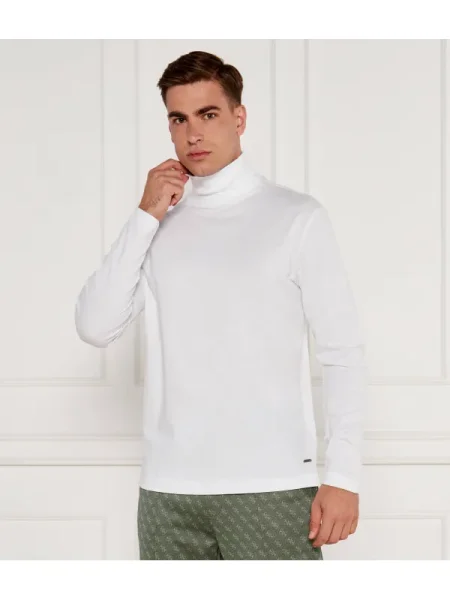 Tricou mânecă lungă Guess alb