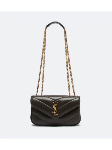 Geantă Saint Laurent din piele maro