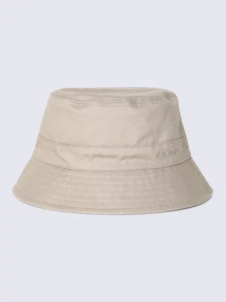 Twill czpaka bucket hat Beige beżowy