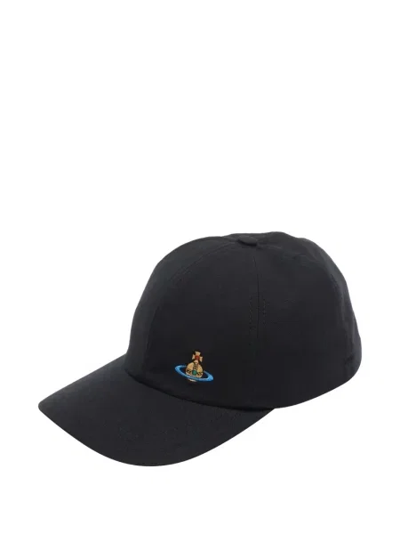 Șapcă Vivienne Westwood cu broderie negru