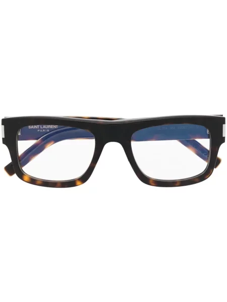 Ochelari de soare Saint Laurent Eyewear cu autograf maro