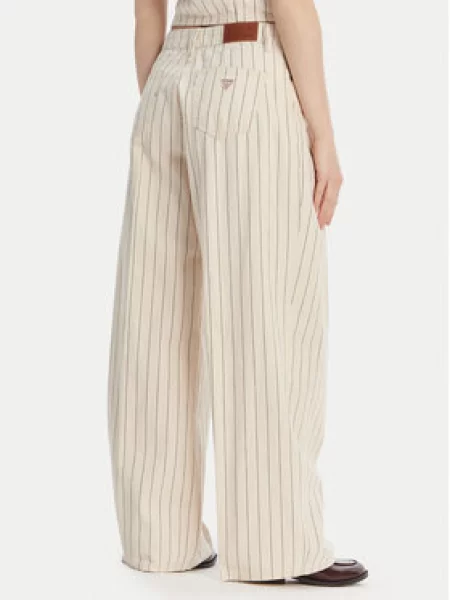 Guess Jeans Jeans hlače Écru Wide Leg