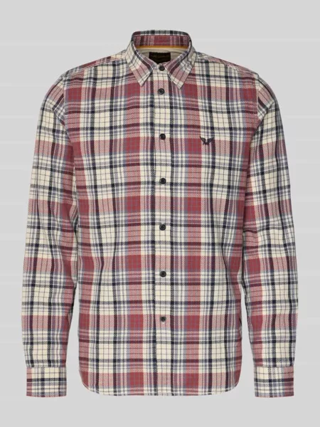 Koszula casual o kroju regular fit z kołnierzykiem kent i przeszyciem z logo Pme Legend