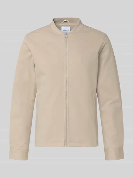 Kurtka o kroju slim fit ze stójką i zamkiem błyskawicznym Lindbergh