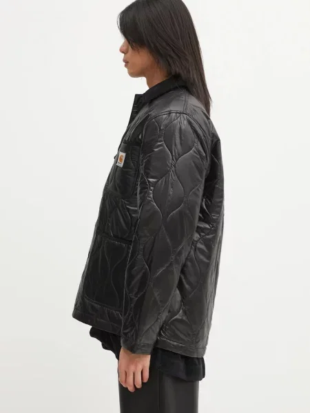 Μπουφάν Carhartt WIP Oscar Chore Liner μαύρο