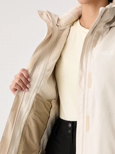 Dzseki Jack Wolfskin bézs