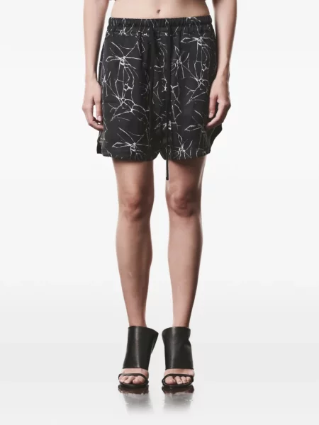 Pantaloni scurți Thom Krom cu imagine negru