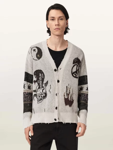 Кардиган All Saints белый