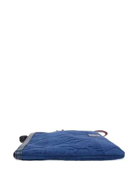 Froté kabelka Anya Hindmarch s autogramem modrá