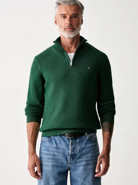 Tommy Hilfiger pulover pentru bărbați din verde