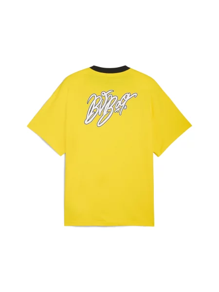 Koszulka PUMA HOOPS × Borussia Dortmund Tee II żółta