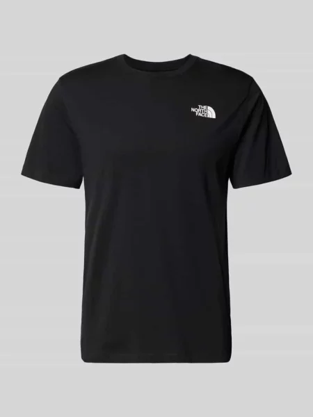 T-shirt o kroju regular fit z mieszanki bawełny model ‘EVOLUTION’ The North Face czarna