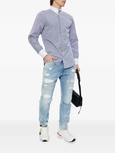 Csíkos ing Dsquared2 kék