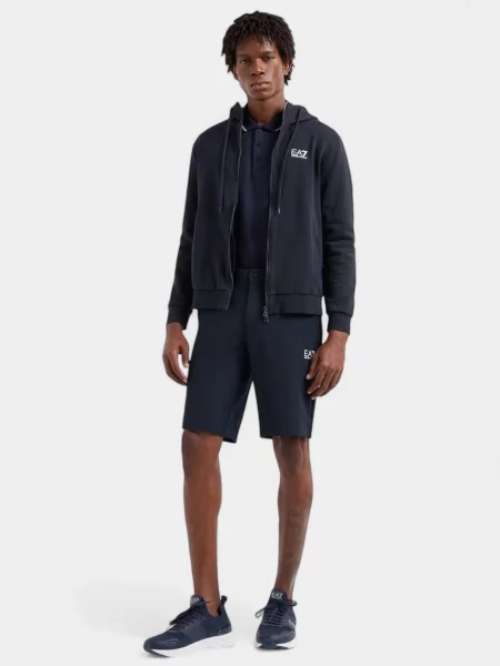 Поло Ea7 синее