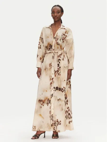 Srajčna obleka ACCESS FASHION bež