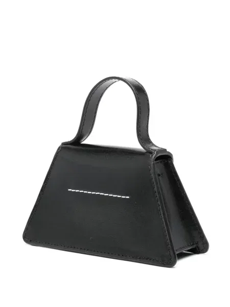 Kožená kabelka Mm6 Maison Margiela černá