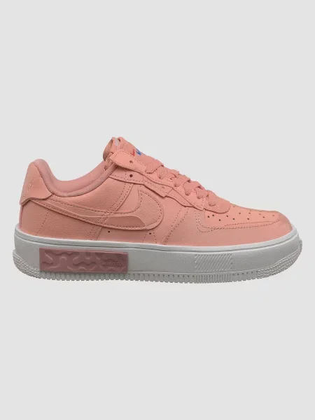 Кожаные кроссовки Nike Air Force 1 бежевые