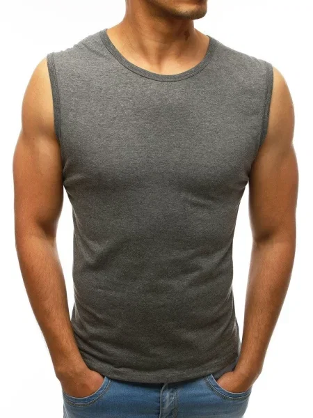 Majica Dstreet brez rokavov siva