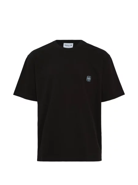 Póló Solid Homme fekete