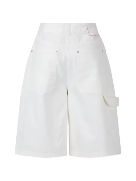 Pantaloni scurți din denim Tomboy alb