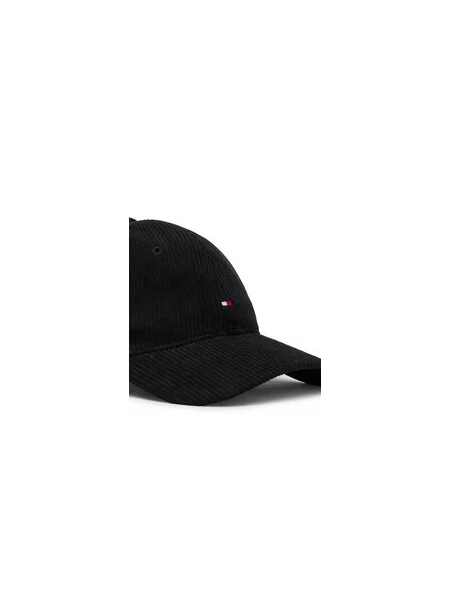 Tommy Hilfiger Šilterica Flag Cord 6 Panel crna