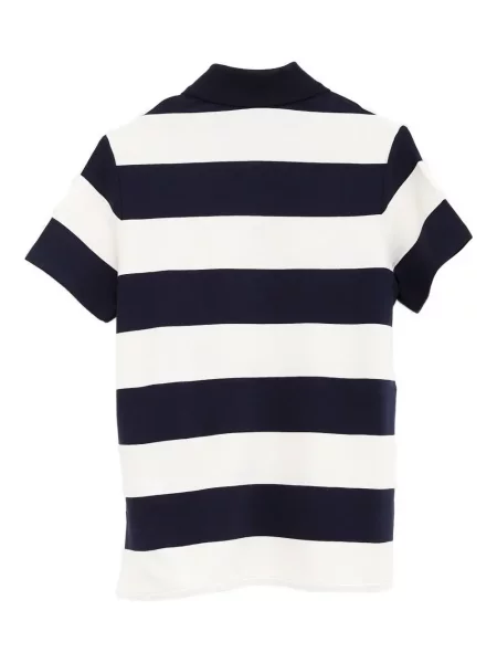 Polo Moncler cu dungi negru