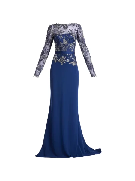 Rochie maxi Tadashi Shoji albastru