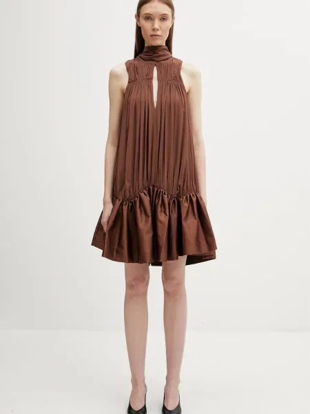 Rotate sukienka gładka z