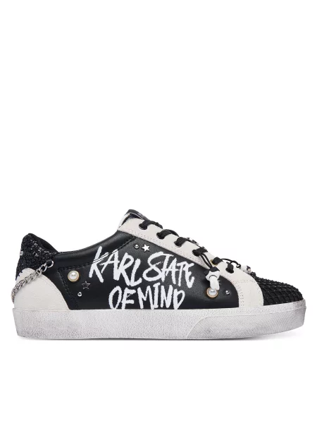 Sneakersy KARL LAGERFELD čierna