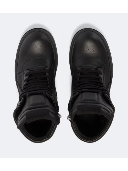 Kožené tenisky Rick Owens čierna