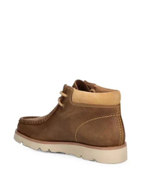 Μποτάκια αστραγάλου Clarks Originals με κορδόνια με δαντέλα καφέ